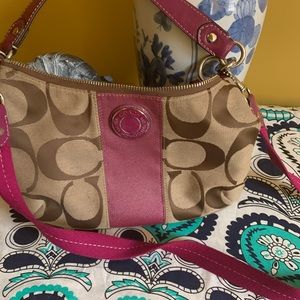Authentic coach cross body purse.